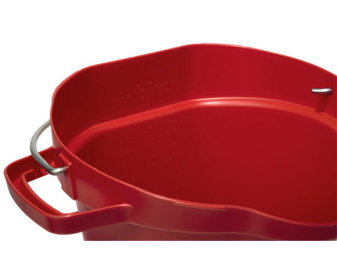 Vikan 20L Emmer Met Schenktuit en Maatverdeling Rood