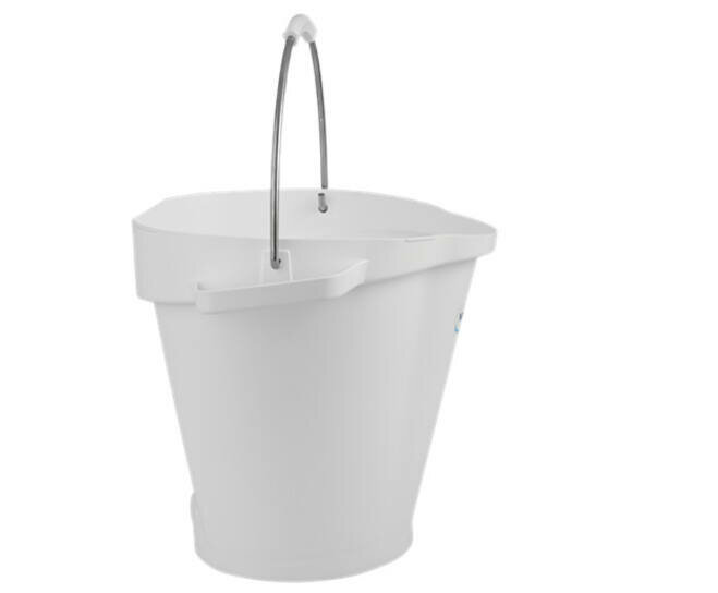 Vikan 20L Emmer Met Schenktuit en Maatverdeling Wit