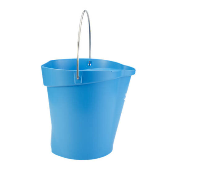 Vikan 12L Emmer Met Schenktuit En Maatverdeling Blauw