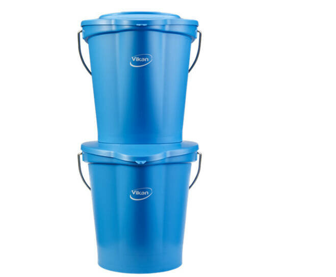 Vikan 12L Emmer Met Schenktuit En Maatverdeling Blauw