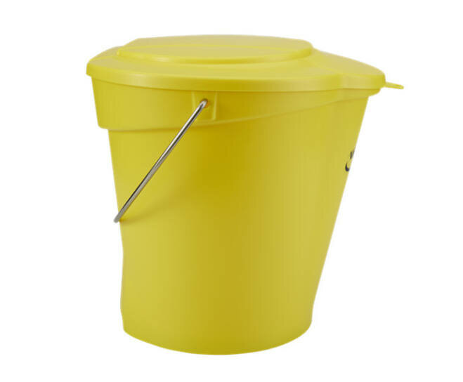 Vikan 12L Emmer Met Schenktuit En Maatverdeling Geel