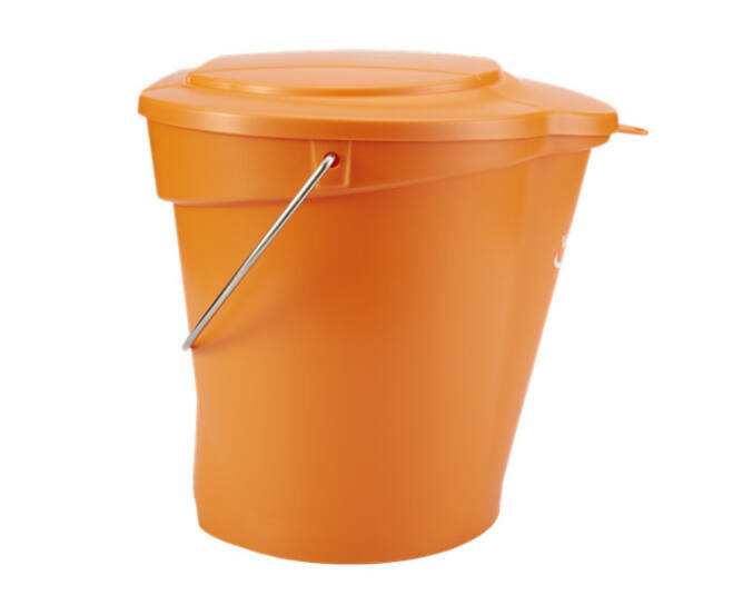 Vikan 12L Emmer Met Schenktuit En Maatverdeling Oranje