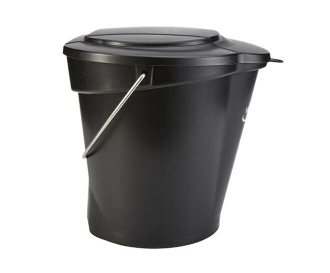 Vikan 12L Emmer Met Schenktuit En Maatverdeling Zwart