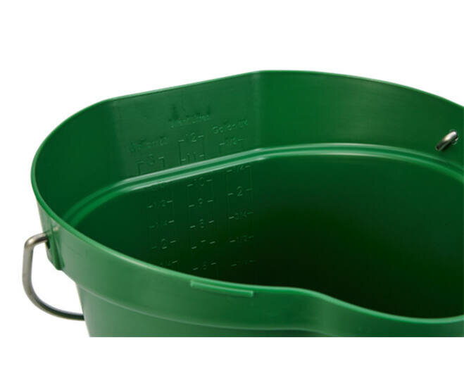 Vikan 12L Emmer Met Schenktuit En Maatverdeling Groen 