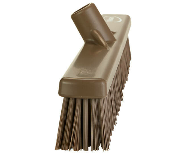 Vikan Hygiene Bezem Combi Zacht/Hard Bruin 410mm