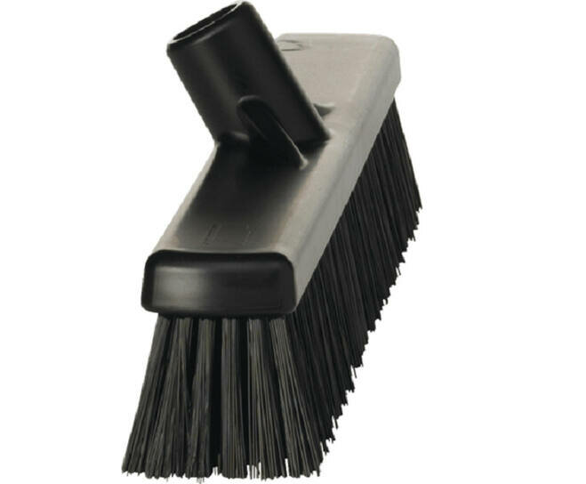 Vikan Hygiene Bezem Combi Zacht/Hard Zwart 410mm