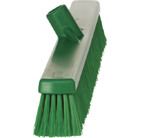 Vikan Brede Zachte Bezem Groen 610mm