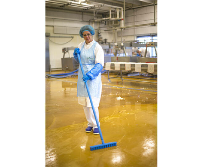 Vikan Harde Vloerschrobber UST Blauw  400mm