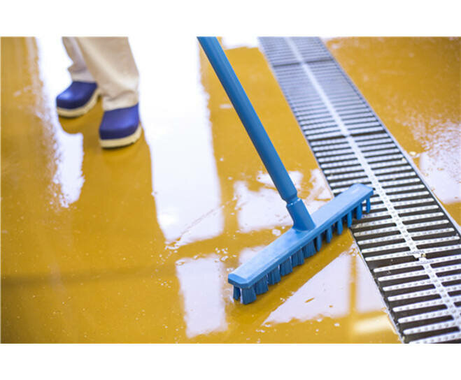 Vikan Harde Vloerschrobber UST Blauw  400mm