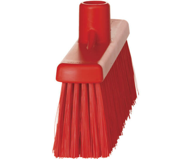 Vikan Bezem Met Rechte Hals Rood 310mm