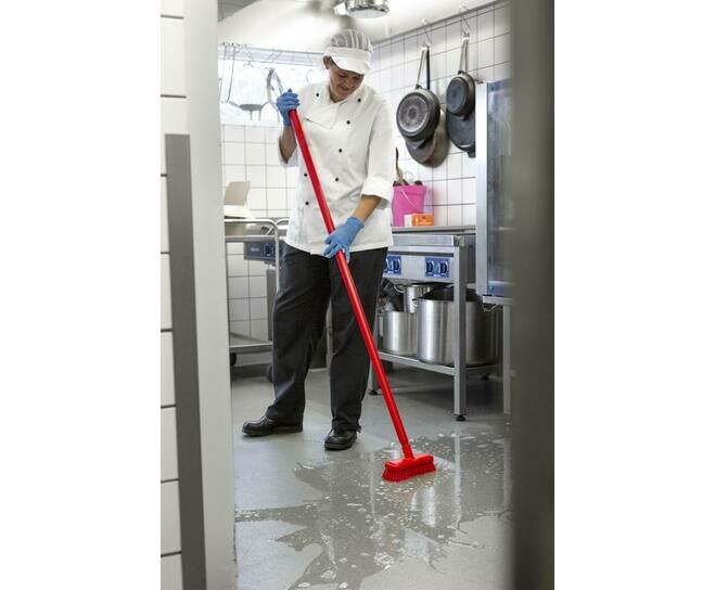 Vikan Luiwagen Hard Rood 225mm