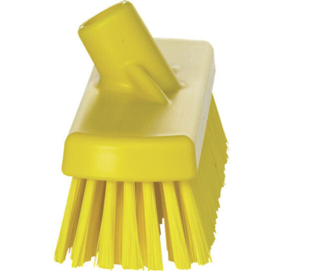 Vikan Harde Vloerschrobber Geel 305mm