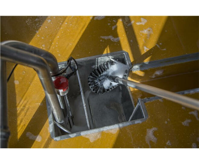 Vikan Hygi&euml;ne Harde Tankborstel Zwart 205mm