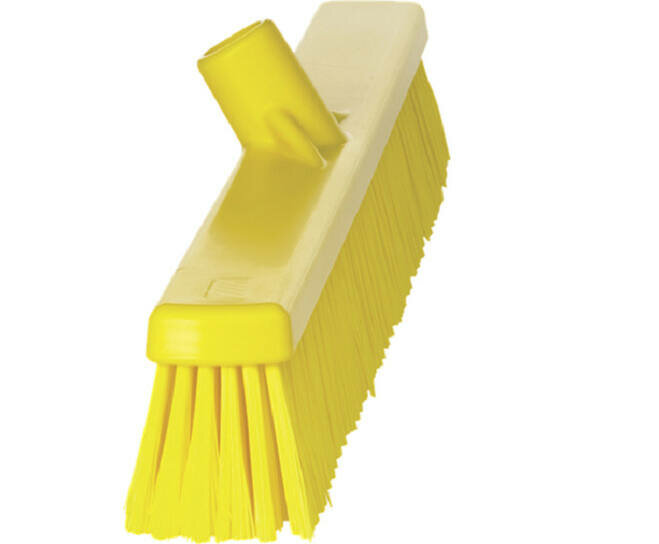 Vikan Combi-Bezem Hard /Zacht Geel 610mm