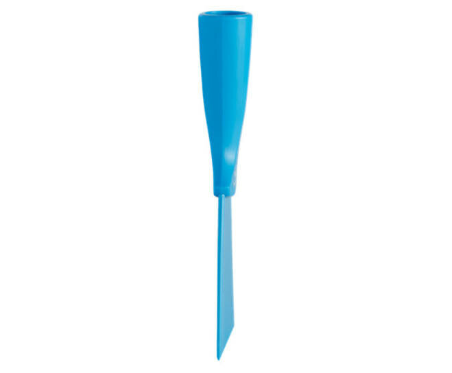 Vikan Nylon Handschraper Met Schroefdraad Breed 100mm Blauw