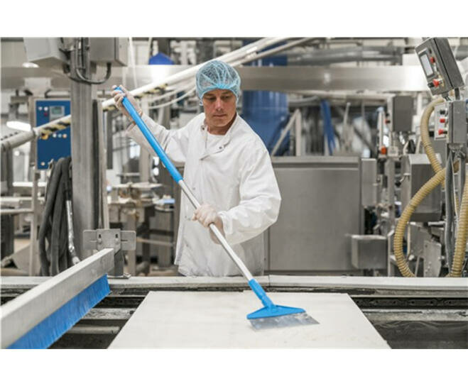 Vikan Tafel En Vloerschraper 245mm Blauw