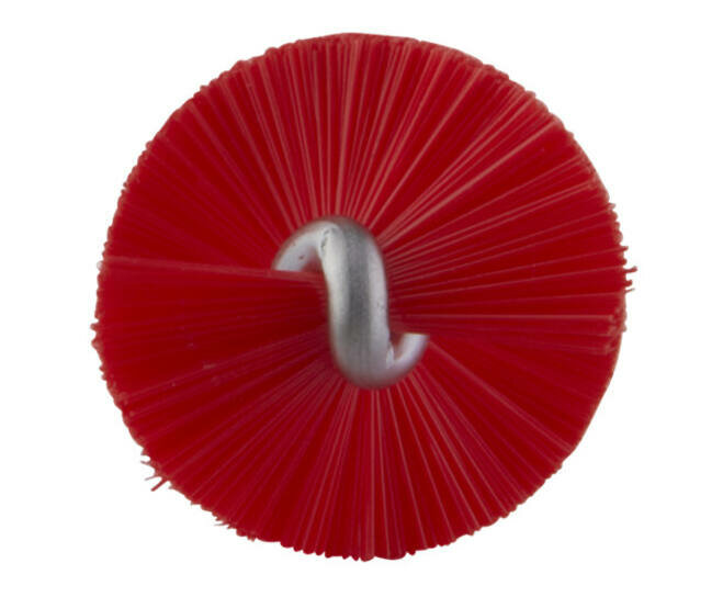 Vikan Pijpborstel Medium Voor Flexibele Kabel &Oslash;20, 200mm Rood