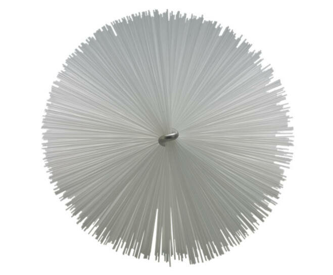 Vikan Pijpborstel Medium Voor Flexibele kabel &Oslash;90, 200mm Wit
