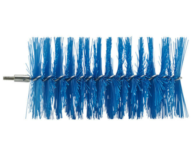 Vikan Pijpborstel Medium Voor Flexibele kabel &Oslash;90, 200mm Blauw