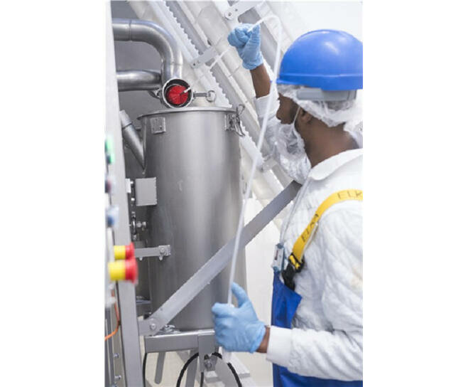 Vikan Pijpborstel Medium Voor Flexibele Kabel &Oslash;60, 200mm Rood