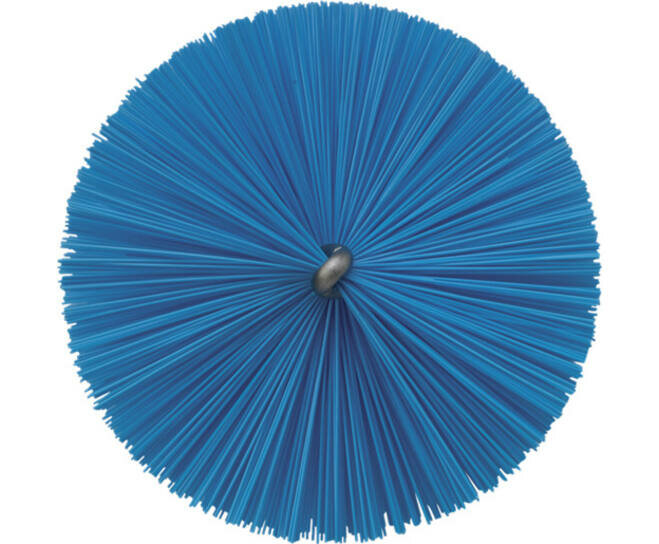 Vikan Pijpborstel Medium Voor Flexibele Kabel &Oslash;60, 200mm Blauw