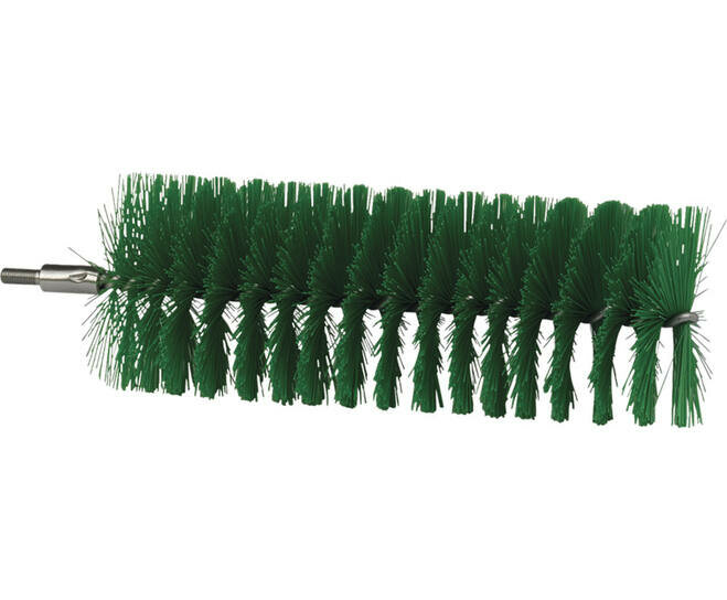 Vikan Pijpborstel Medium Voor Flexibele Kabel &Oslash;60, 200mm Groen 