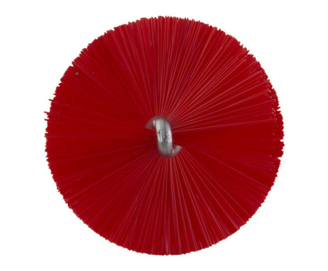 Vikan Pijpborstel Midium Voor Flexibele Kabel &Oslash;40, 200mm Rood