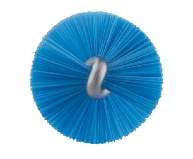 Vikan Pijpborstel Medium Voor Flexibele Kabel &Oslash;20, 200mm Blauw