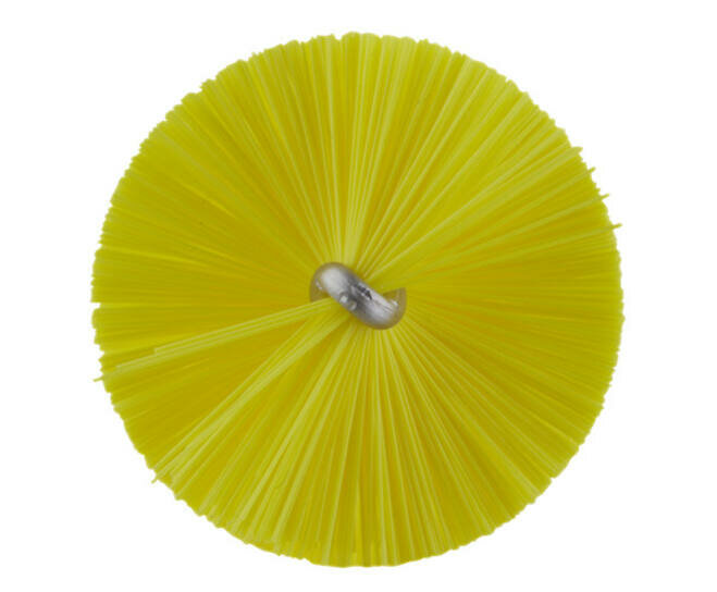 Vikan Pijpborstel Midium Voor Flexibele Kabel &Oslash;40, 200mm Geel