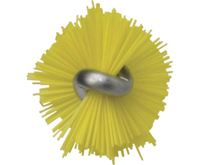 Vikan Pijpborstel Midium Voor Flexibele Kabel &Oslash;12, 200mm Geel