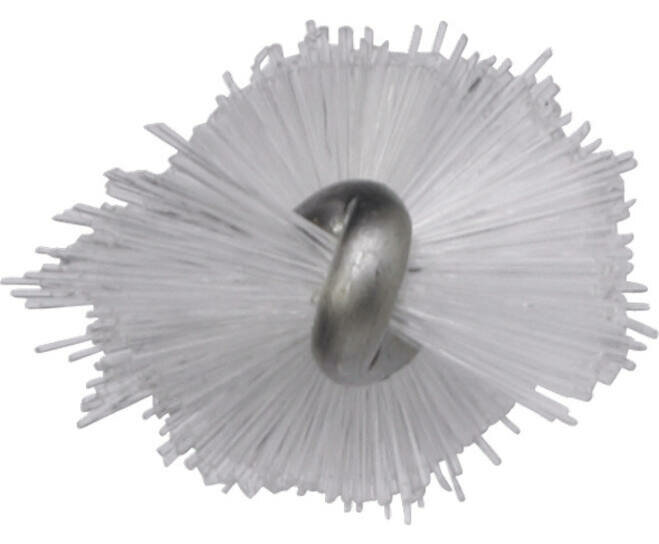 Vikan Pijpborstel Midium Voor Flexibele Kabel &Oslash;12, 200mm Wit