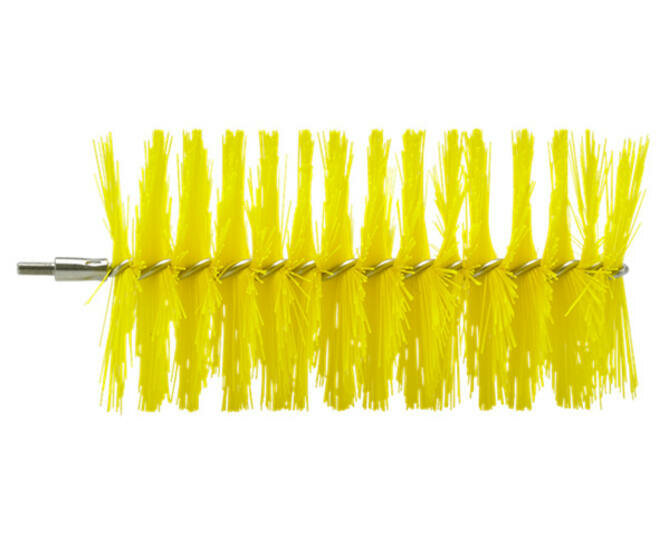 Vikan Pijpborstel Medium Voor Flexibele kabel &Oslash;90, 200mm Geel