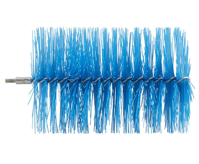 Vikan Pijpborstel Medium Voor Flexibele Kabel &Oslash;120, 210mm Blauw
