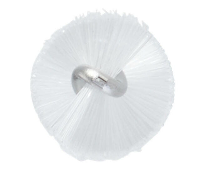 Vikan Smalle Medium Pijpborstel &Oslash;9mm, 370mm Wit