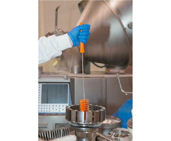 Vikan Harde Pijpborstel Met Handvat &Oslash;40, 500mm Oranje