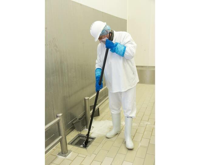 Vikan Harde Afvoerborstel 275mm Zwart