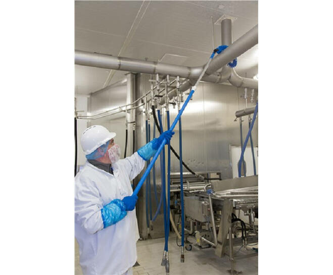 Vikan Medium Buizenborstel 510mm Blauw