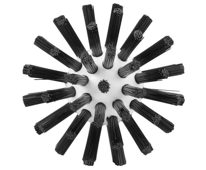 Vikan Steelmodel Pijpborstel Hard &Oslash;63, 150mm Zwart