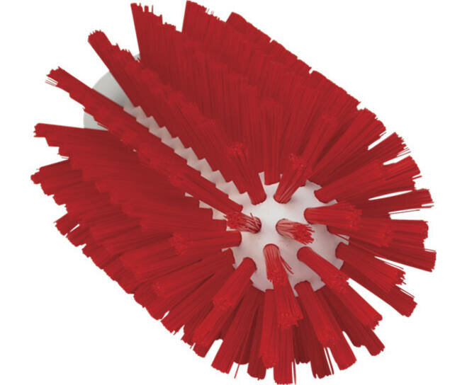 Vikan Steelmodel Pijpborstel Medium &Oslash;77, 155mm Rood