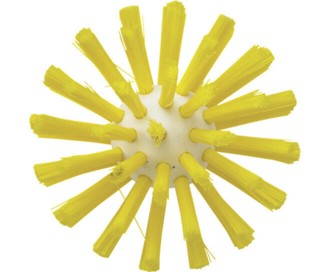 Vikan Steelmodel Pijpborstel Medium &Oslash;77, 155mm Geel