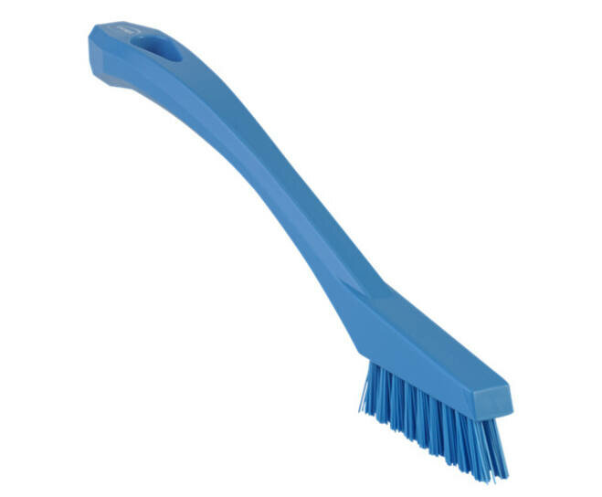 Vikan Precisieborstel Extra Hard 205mm Blauw