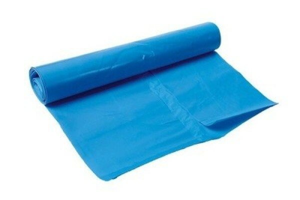 LDPE afvalzakken 90x110 cm blauw T30 250 stuks per doos