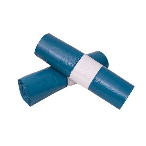 LDPE containerzakken 65/25x140 cm blauw T70 100 stuks per doos 