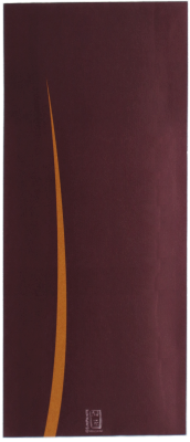 Europochette Bestekzakjes BARI Burdundy - Yellow servet ds. 500 stuks