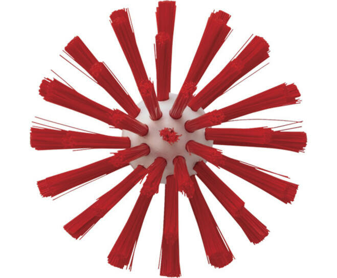 Vikan Steelmodel Pijpborstel Medium &Oslash;90, 160mm Rood