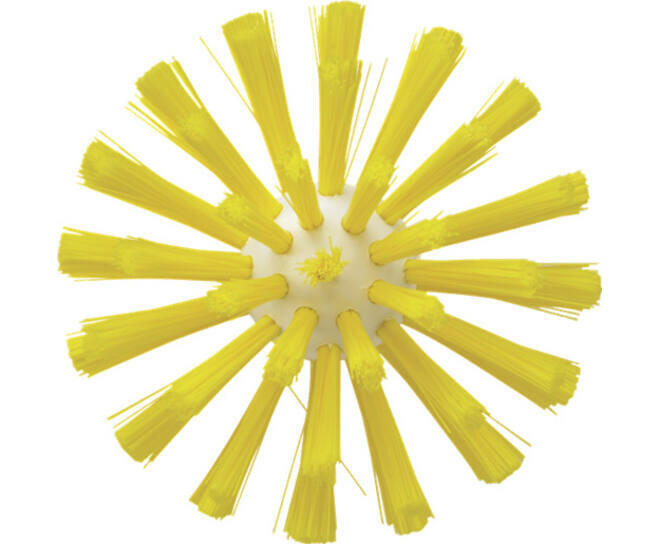 Vikan Steelmodel Pijpborstel Medium &Oslash;90, 160mm Geel