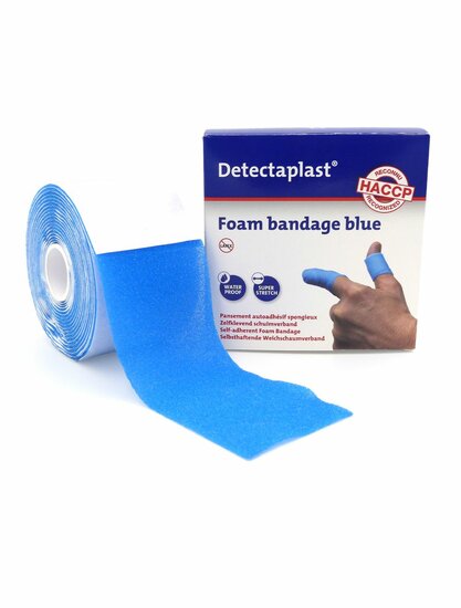 Detectaplast Foam Bandage Blauw 6cm x 4.5cm