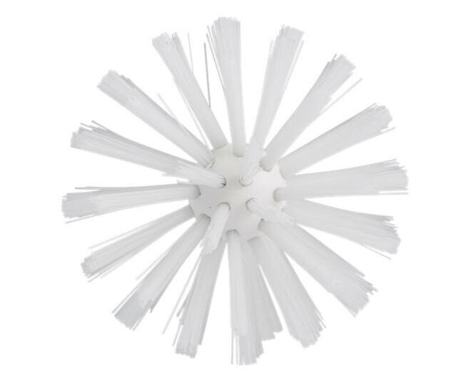 Vikan Medium Harde Pijpborstel Met Handvat (uit een stuk), &Oslash;90, 460mm Wit