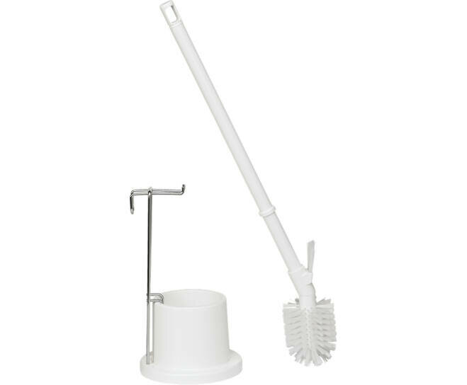 Vikan Medium Toiletborstel Incl. Houder 720mm Wit