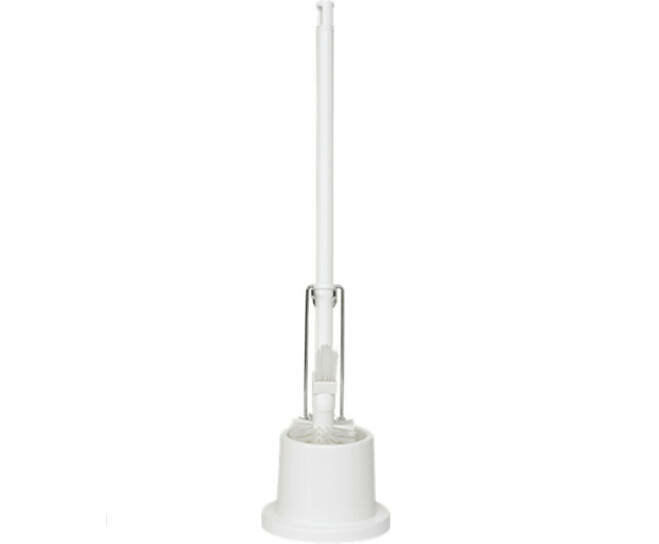 Vikan Medium Toiletborstel Incl. Houder 720mm Wit